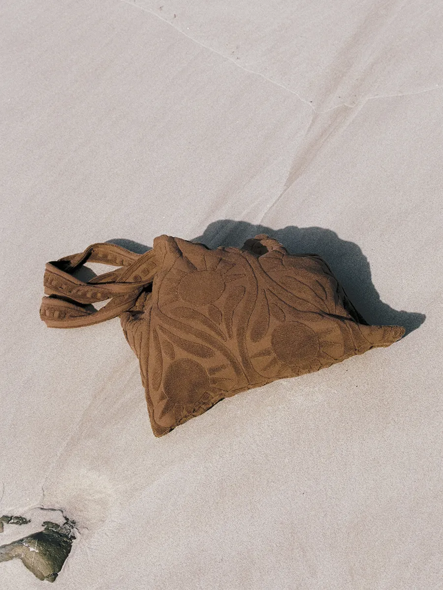 Sundown Towelling Tote | Espresso
