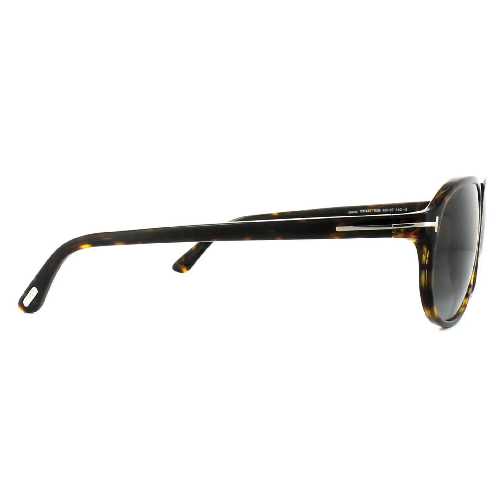 Sunglasses | Aviator Dark Havana Smoke Grey Gradient Sunglasses | Tom Ford