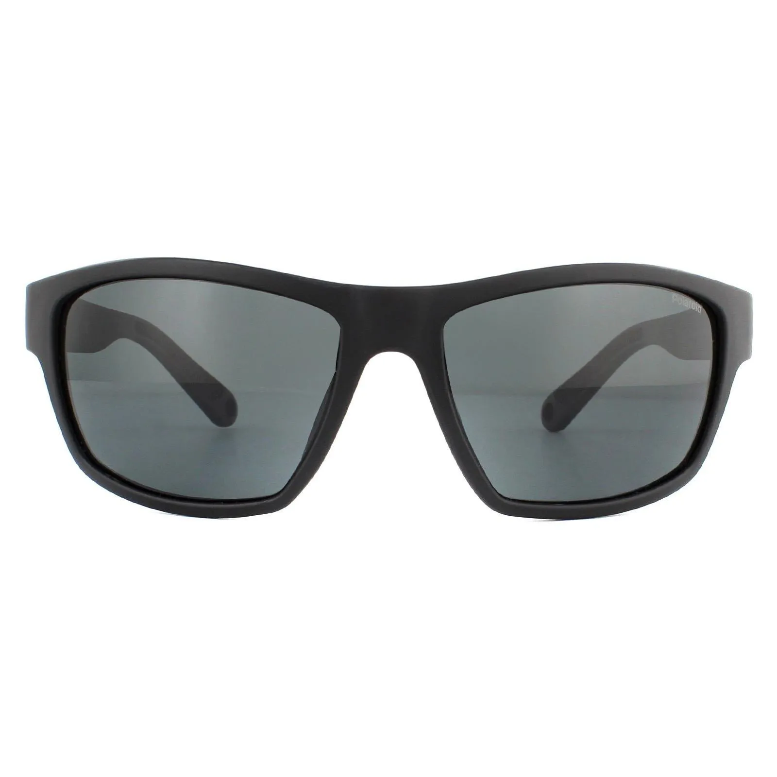 Sunglasses | Sport Wrap Black Grey Polarized Sunglasses | Polaroid