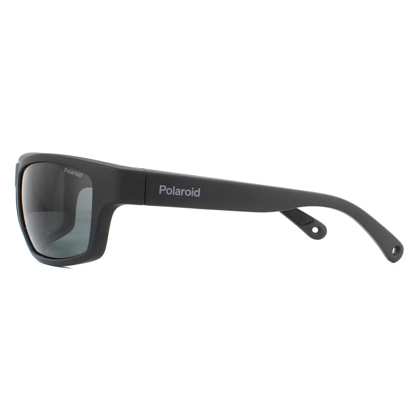 Sunglasses | Sport Wrap Black Grey Polarized Sunglasses | Polaroid