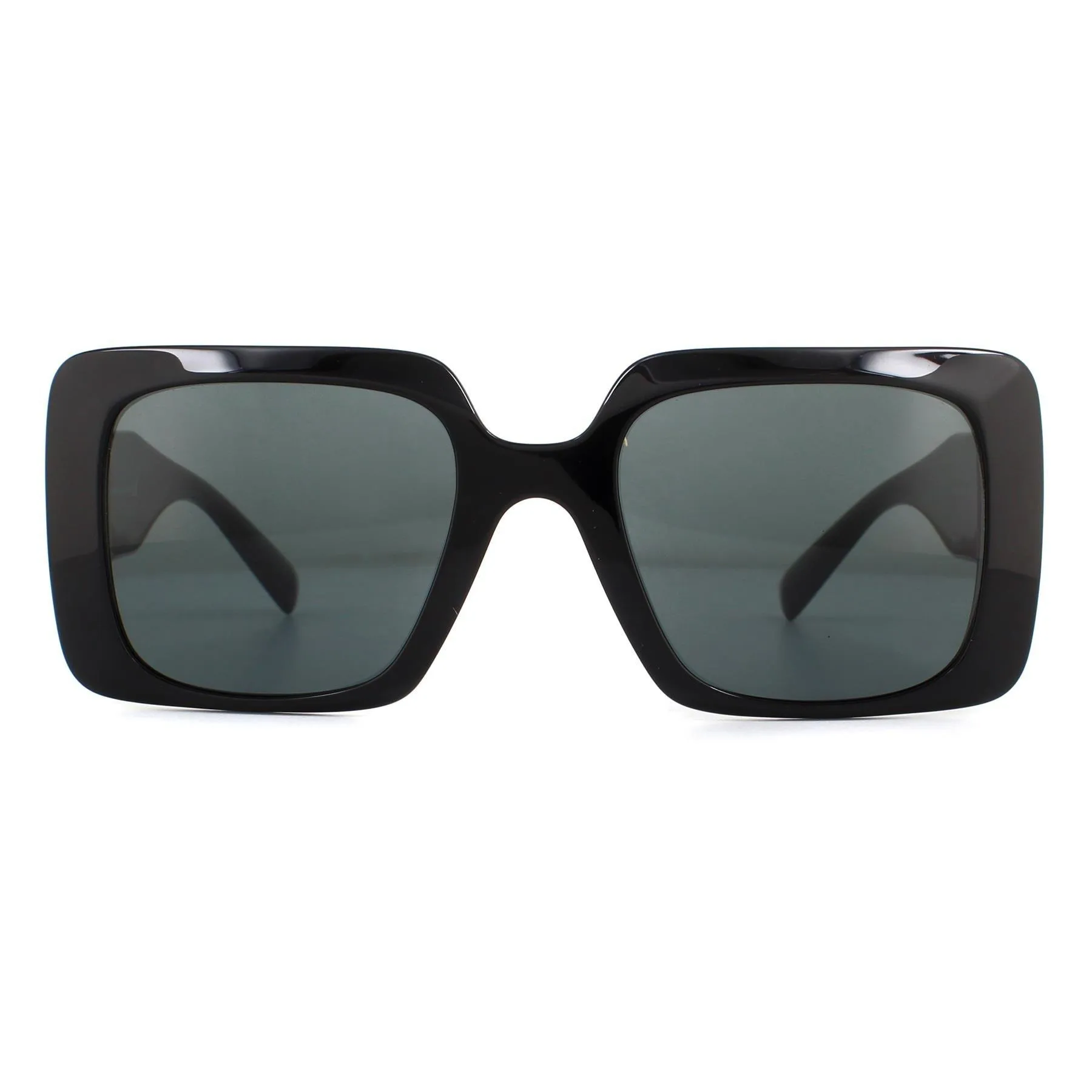 Sunglasses | Square Black Dark Grey Sunglasses | Versace