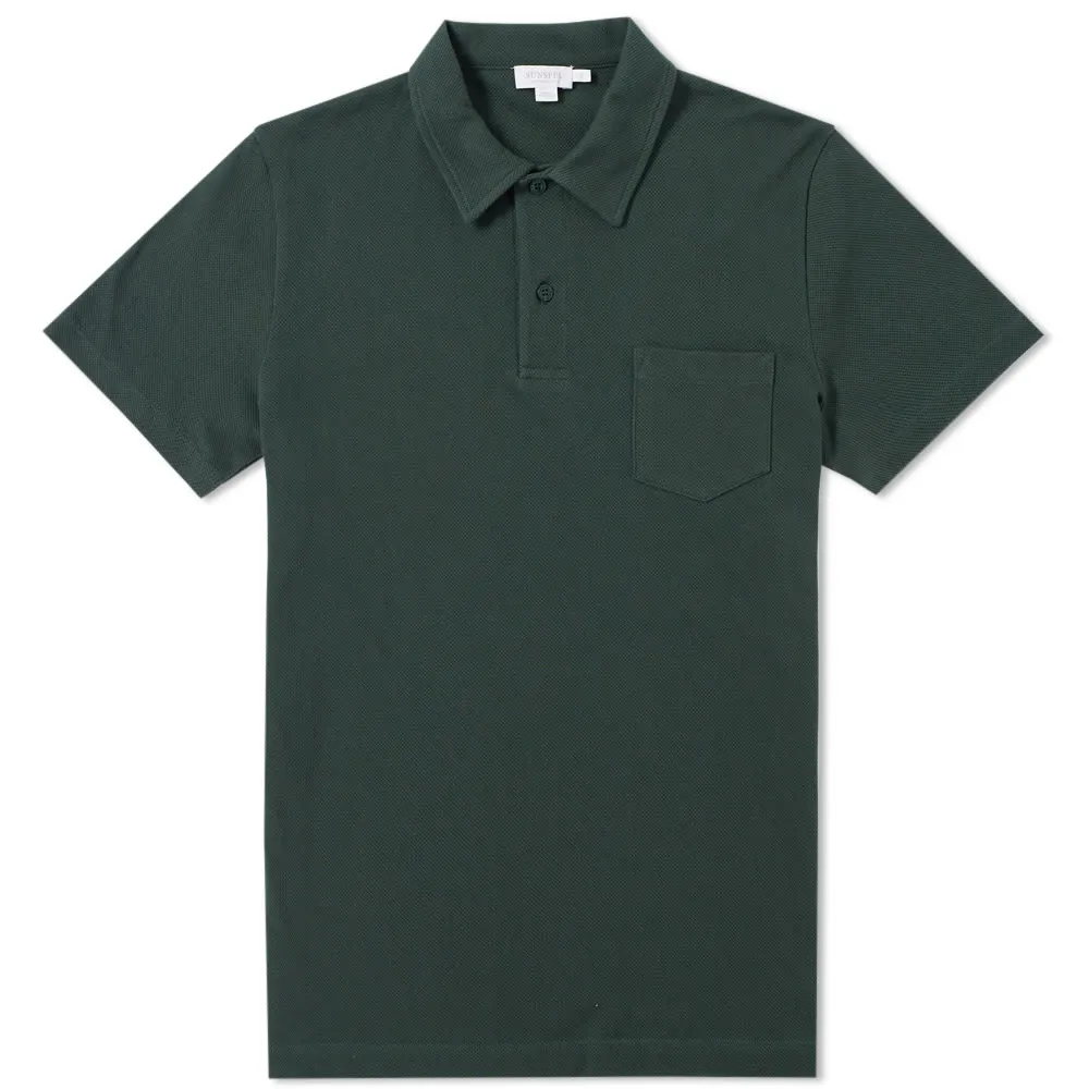 Sunspel Riviera PoloBottle Green
