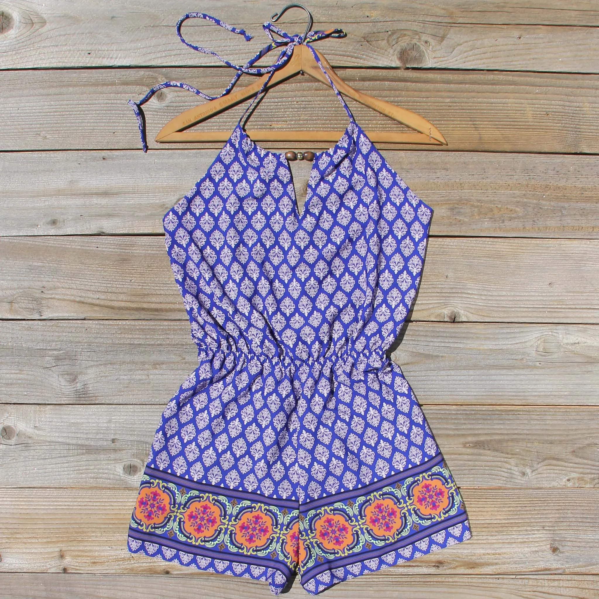 Sunstone Romper in Blue