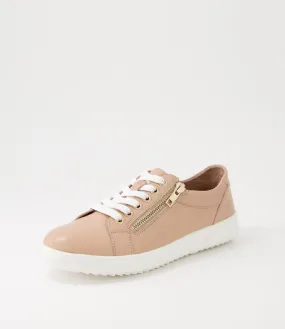 SUPERSOFT Zarala Dark Nude Leather Sneakers Ws