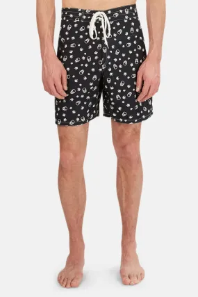 Surfer Short - Black/White