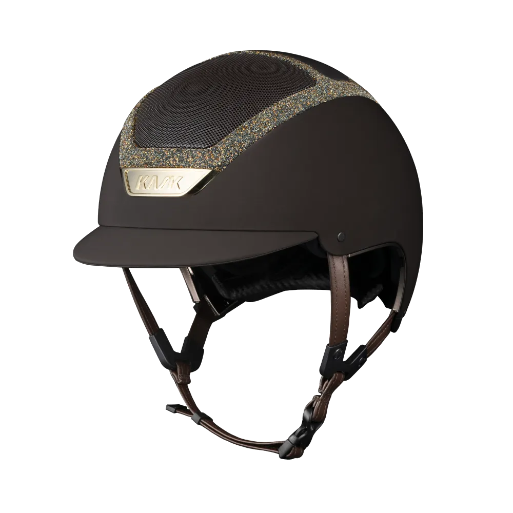 Swarovski Frame Dogma Chrome Riding Helmet by KASK (Clearance)