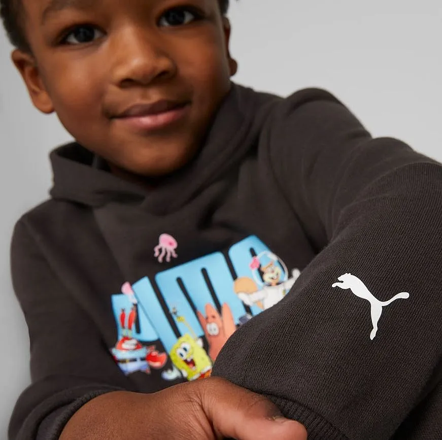 sweatshirt Puma Puma X Spongebob Hoodie - Puma Black - kid´s