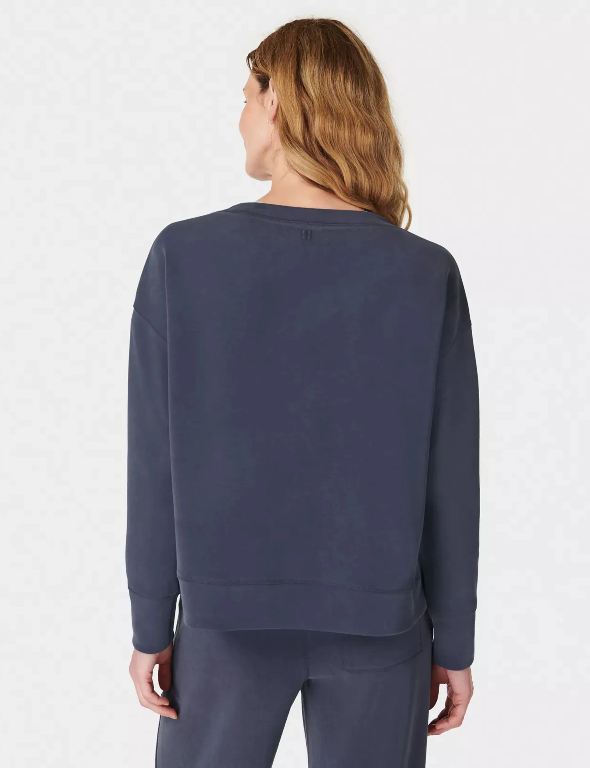Sweaty Betty Sand Wash Pullover - Navy Blue