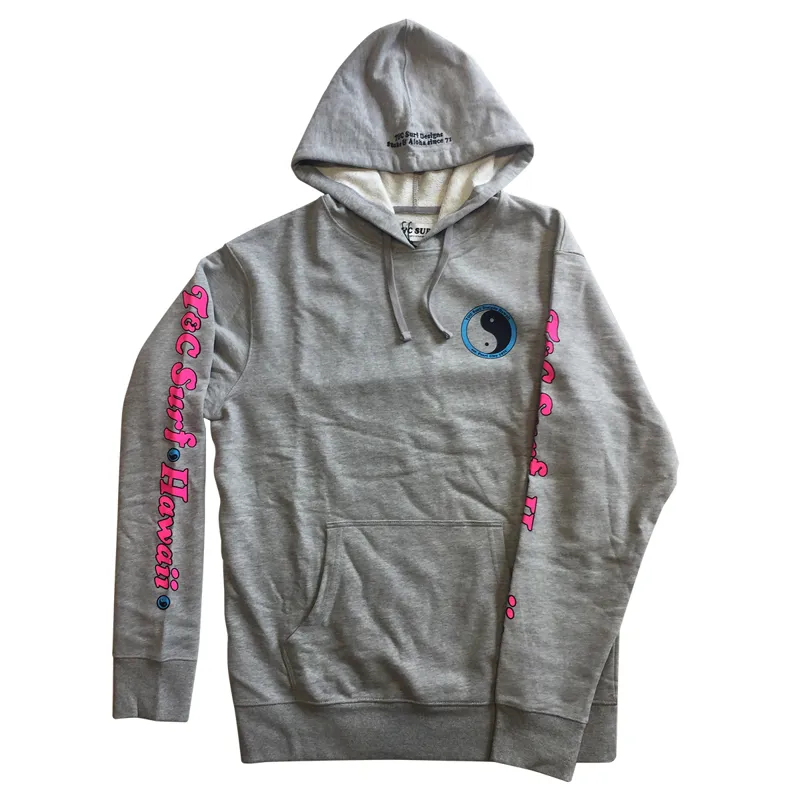T and C / YR Set Rail Hooded Fleece / Heather Grey