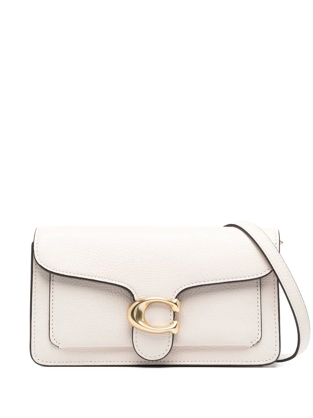 Tabby Chain Leather Clutch