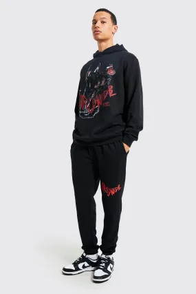 Tall Worldwide Dog Graphic Hooded Tracksuit