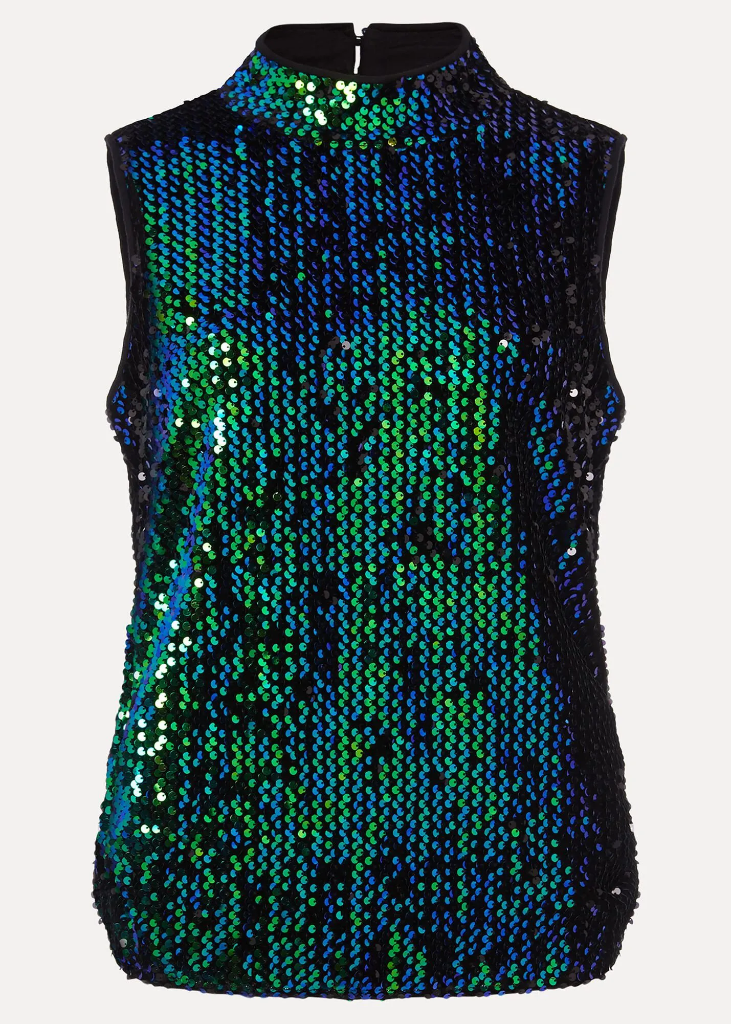 Tasha Sequin Sleeveless Top