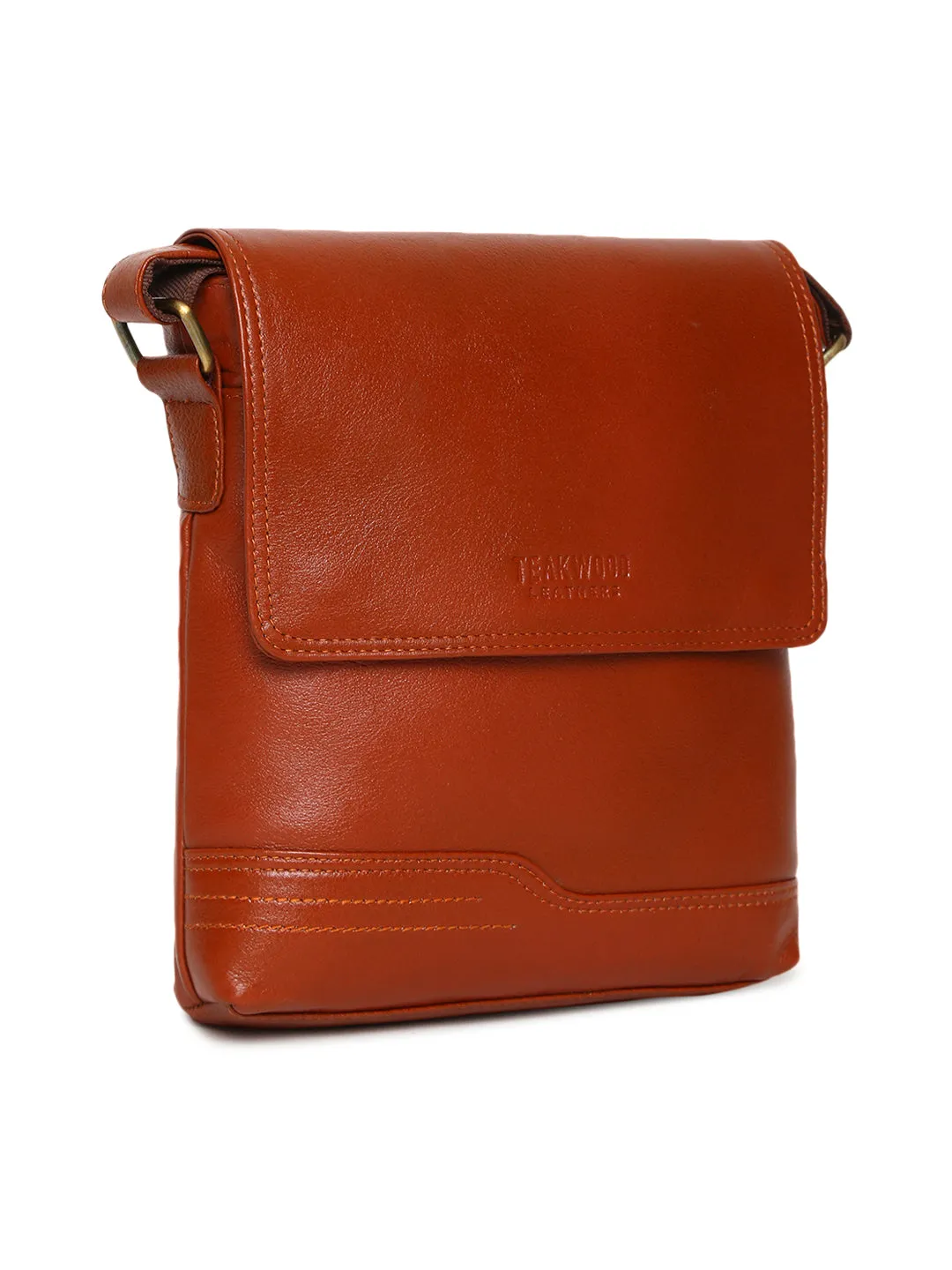 Teakwood Genuine Leather Women Bag - Tan