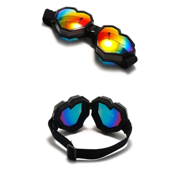 Techwear Heart Sunglasses