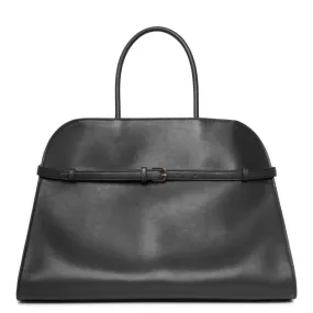 The Row Margaux belt 15 black saddle bag