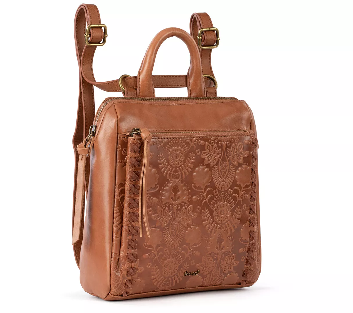 The Sak Loyola Leather Convertible Mini Backpack