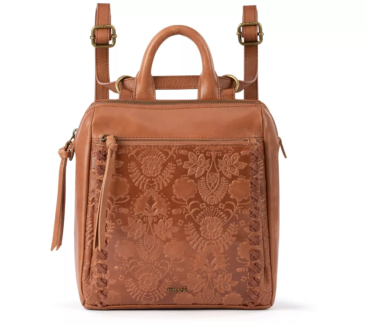 The Sak Loyola Leather Convertible Mini Backpack