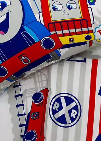 Thomas & Friends All Aboard Reversible Duvet Cover Set - Junior | Kaleidoscope