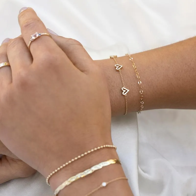Three Hearts Bracelet
