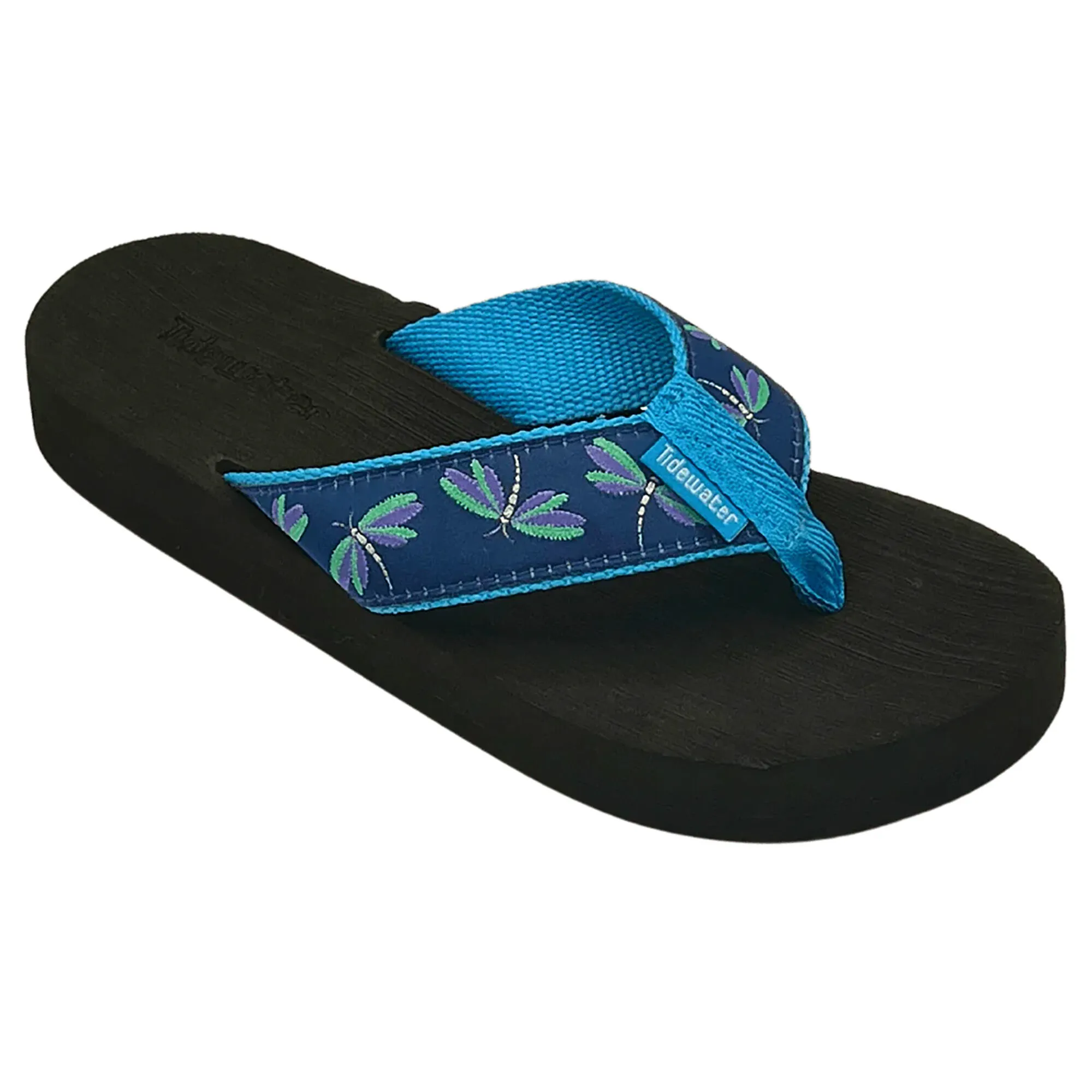 Tidewater Sandals Women's Dragonflies Flip Flop Sandal