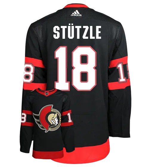 Tim Stutzle Ottawa Senators Adidas Authentic Home 2020 NHL Hockey Jersey     