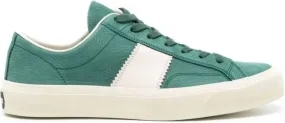 TOM FORD Cambridge leather sneakers Green