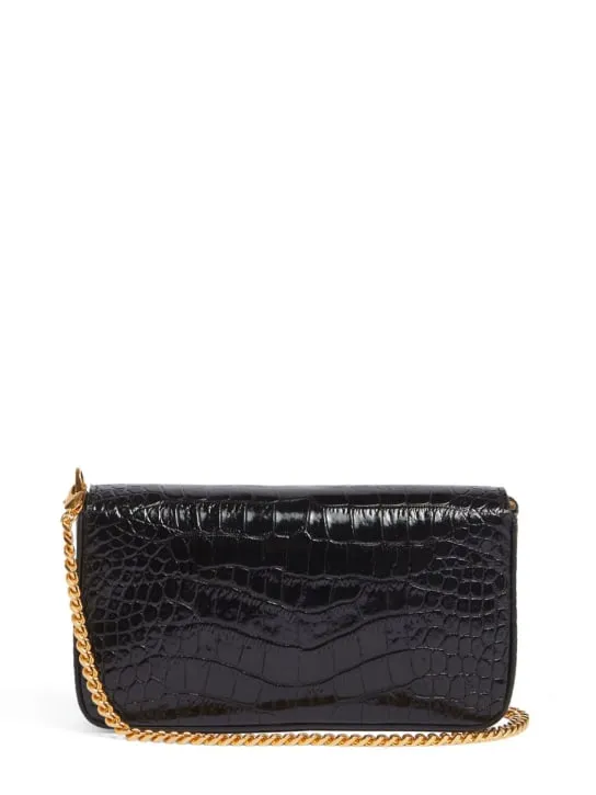 Tom Ford   Mini embossed shiny leather bag 