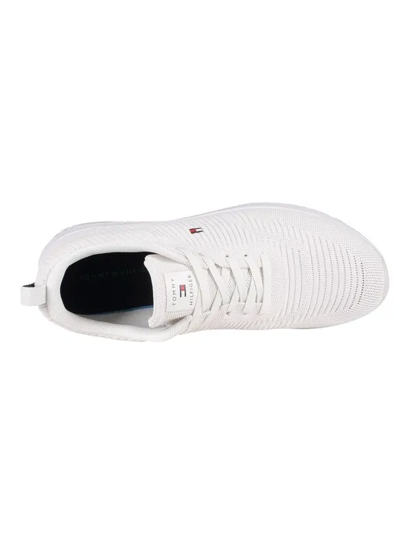 Tommy Hilfiger Corporate Mesh Trainers - White
