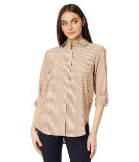 Tommy Hilfiger Long Sleeve Stripe Easy Care Tunic Women's