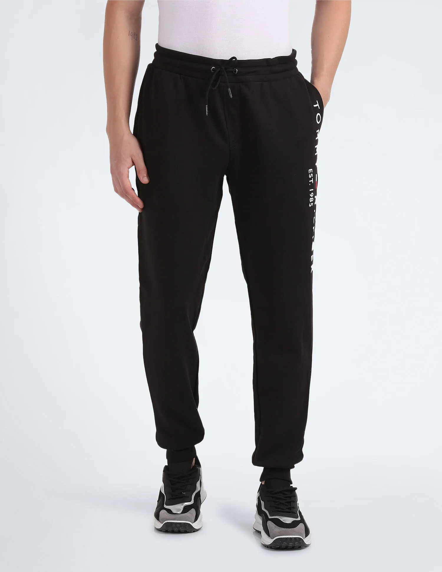 Tommy Hilfiger Transitional Cotton Brand Logo Joggers