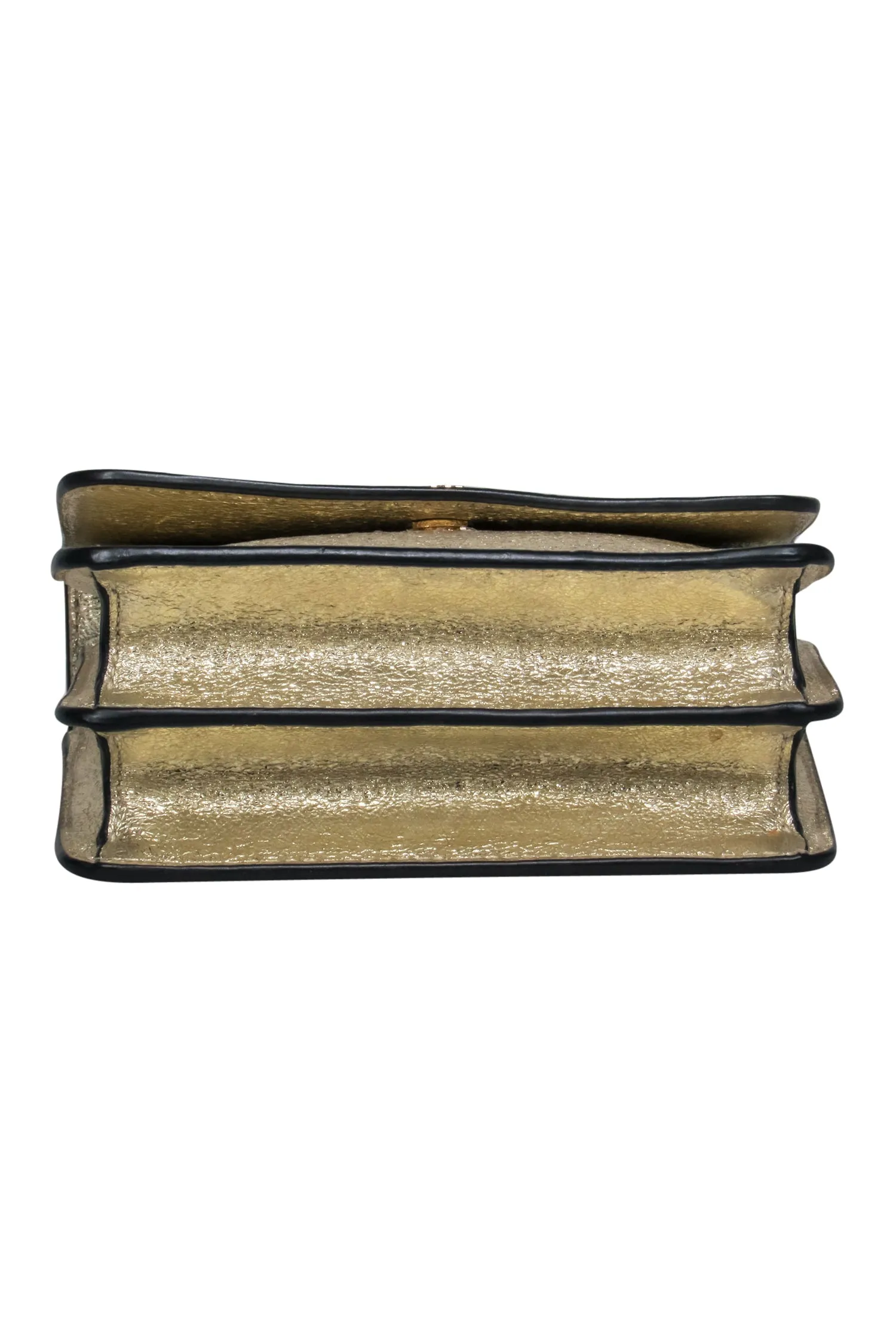 Tory Burch – Gold Metallic Mini Crossbody Bag