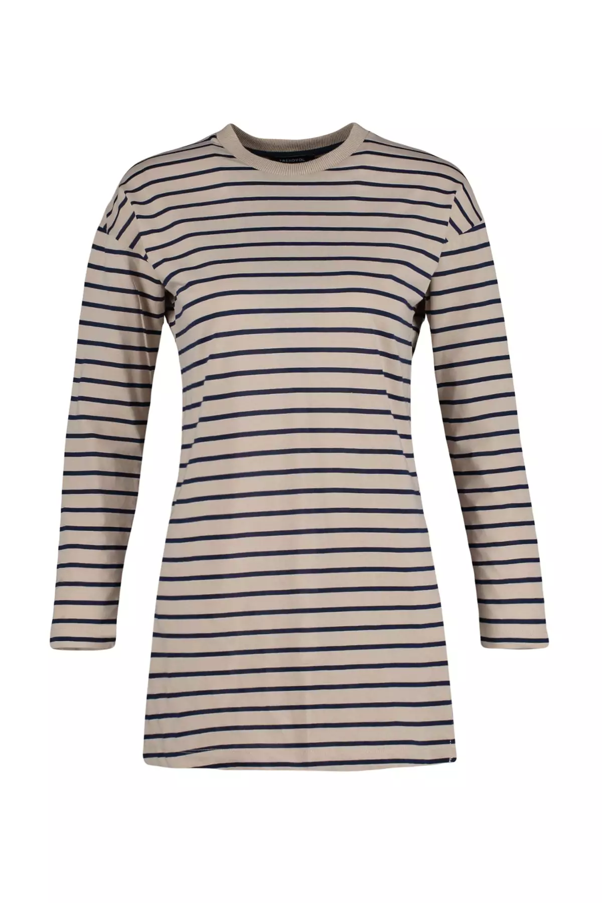 Trendyol MODEST Stripe Knit Tunic Top