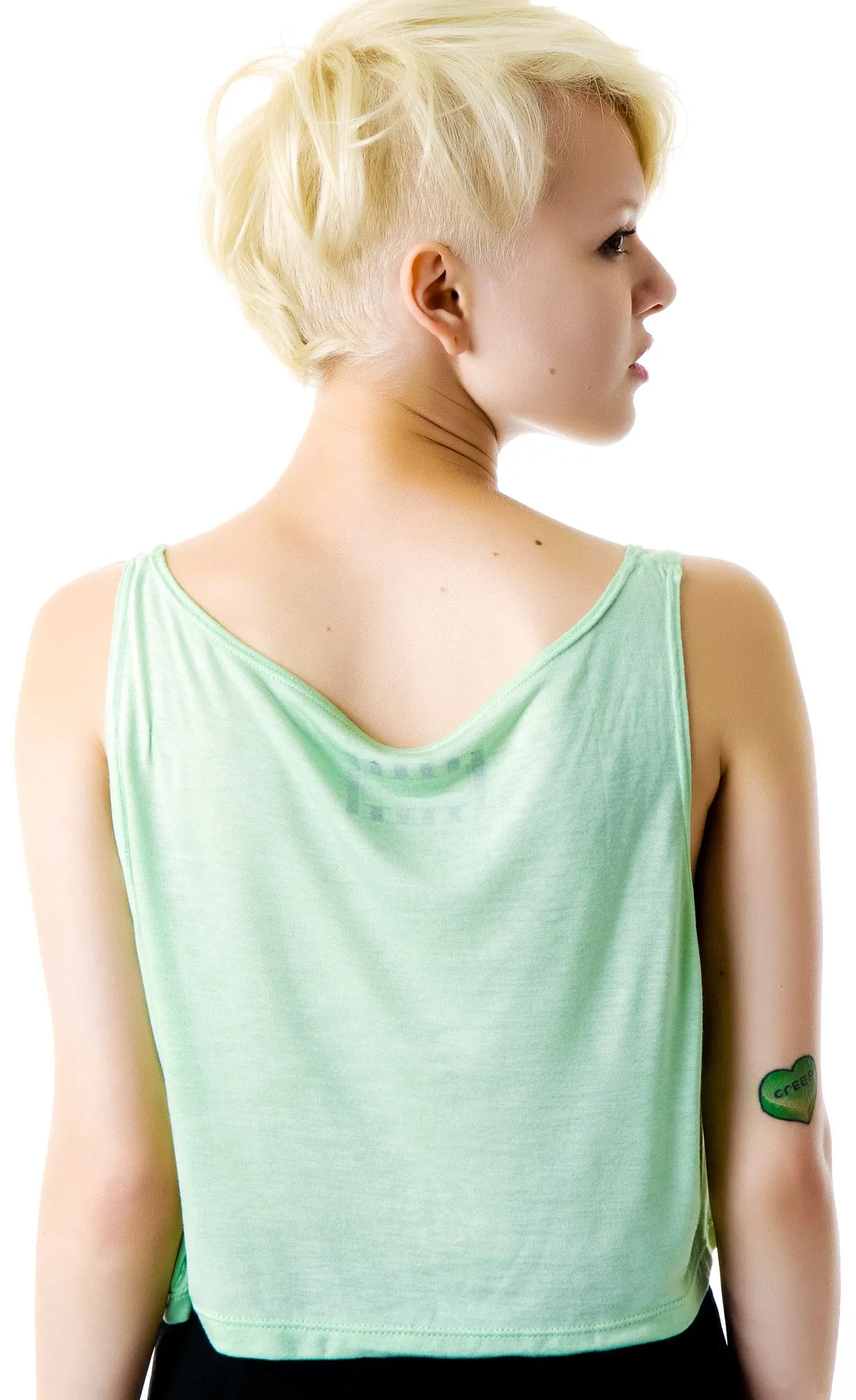 Trippy Cropped Tank Top-