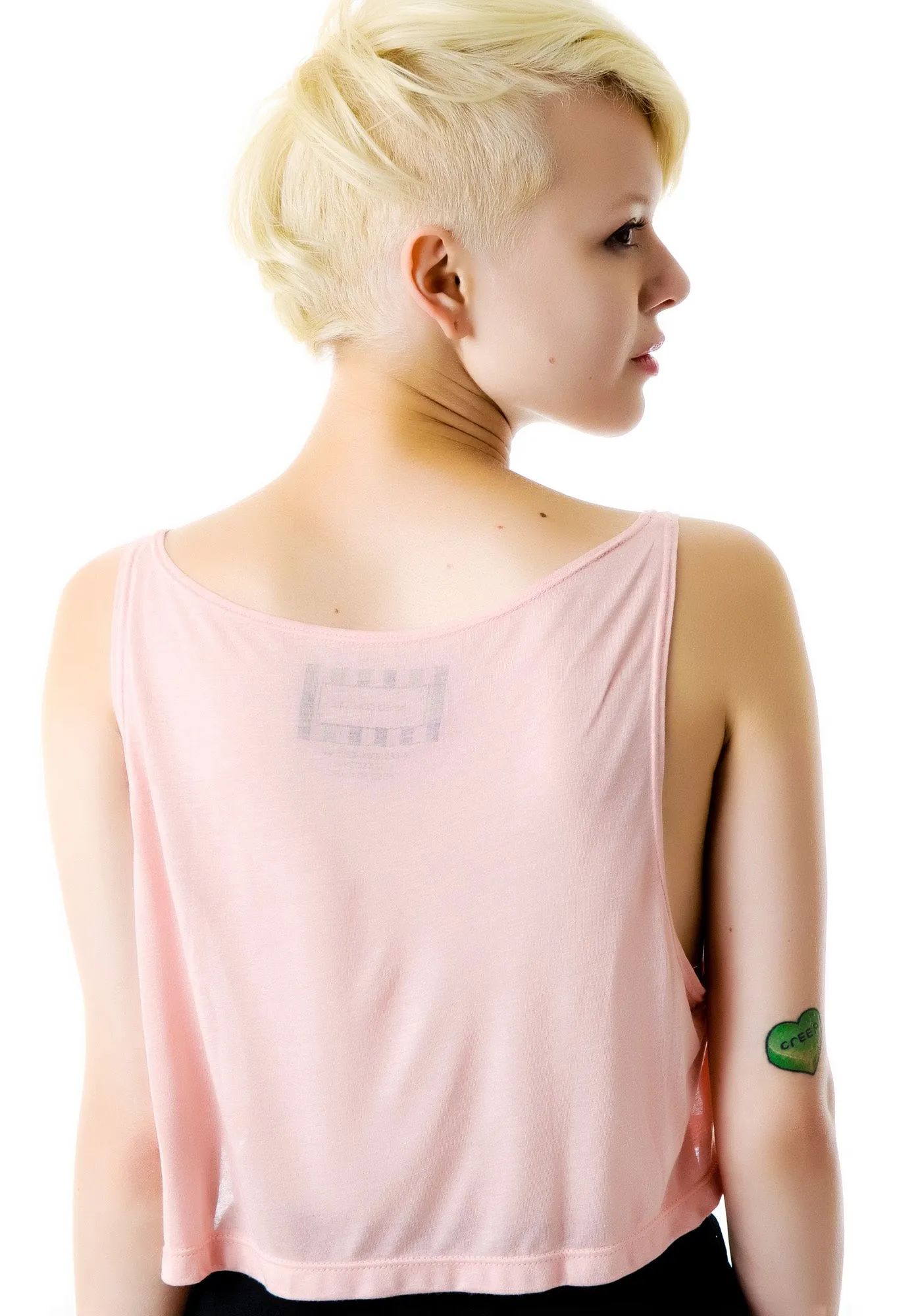 Trippy Cropped Tank Top-