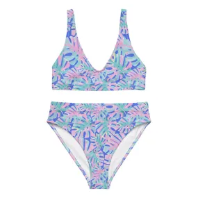 Tropical Days Recycled High-Waisted Bikini