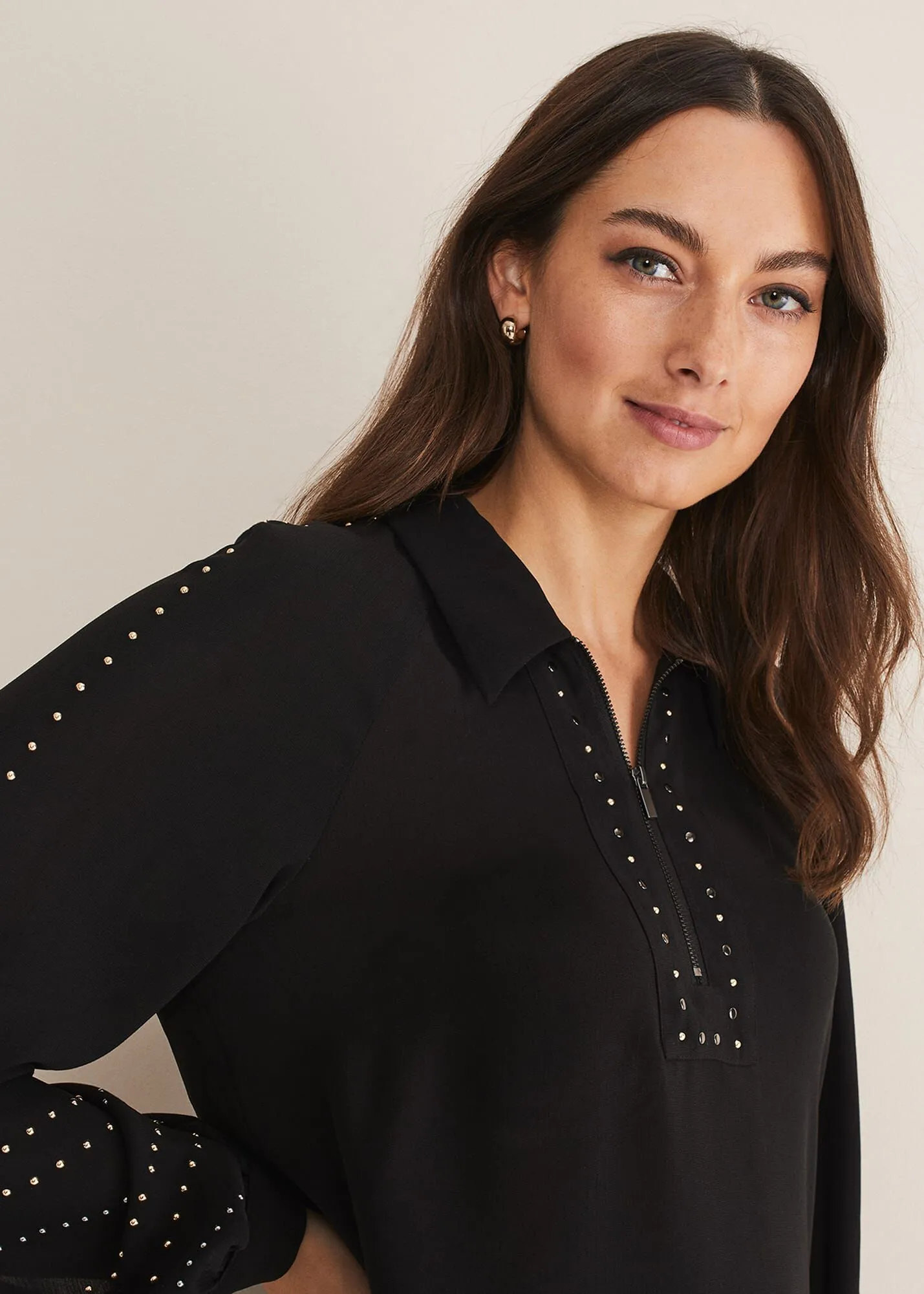 Tullulah Heatfix Sleeve Tunic Blouse