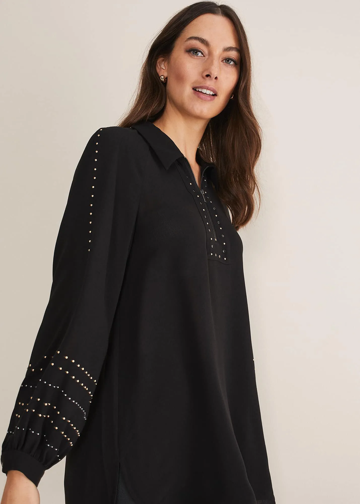 Tullulah Heatfix Sleeve Tunic Blouse