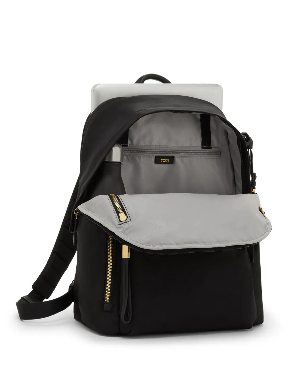TUMI Voyageur Halsey Backpack - Black/Gold