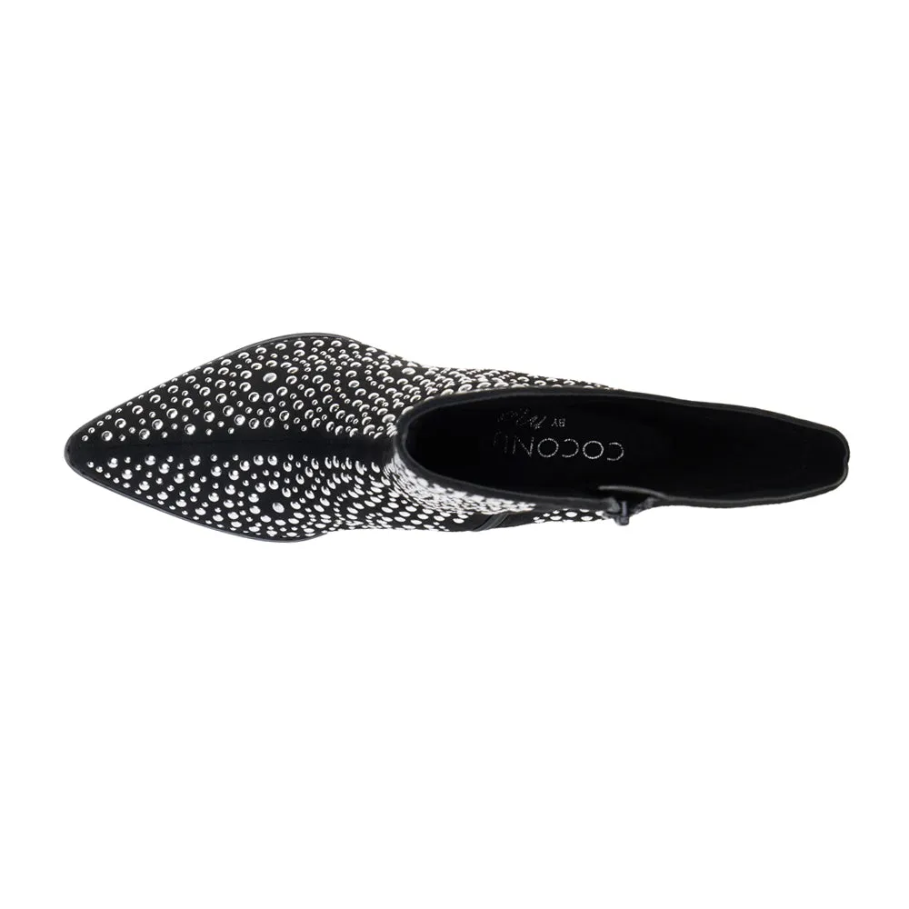 Twain Studded Pointed Toe Zippered Cowboy Boots