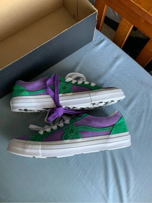 Tyler, the creator x converse one star golf le fleur purple