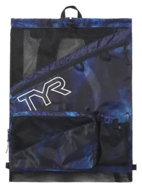 TYR Elite Team 40L Mesh Backpack Blue
