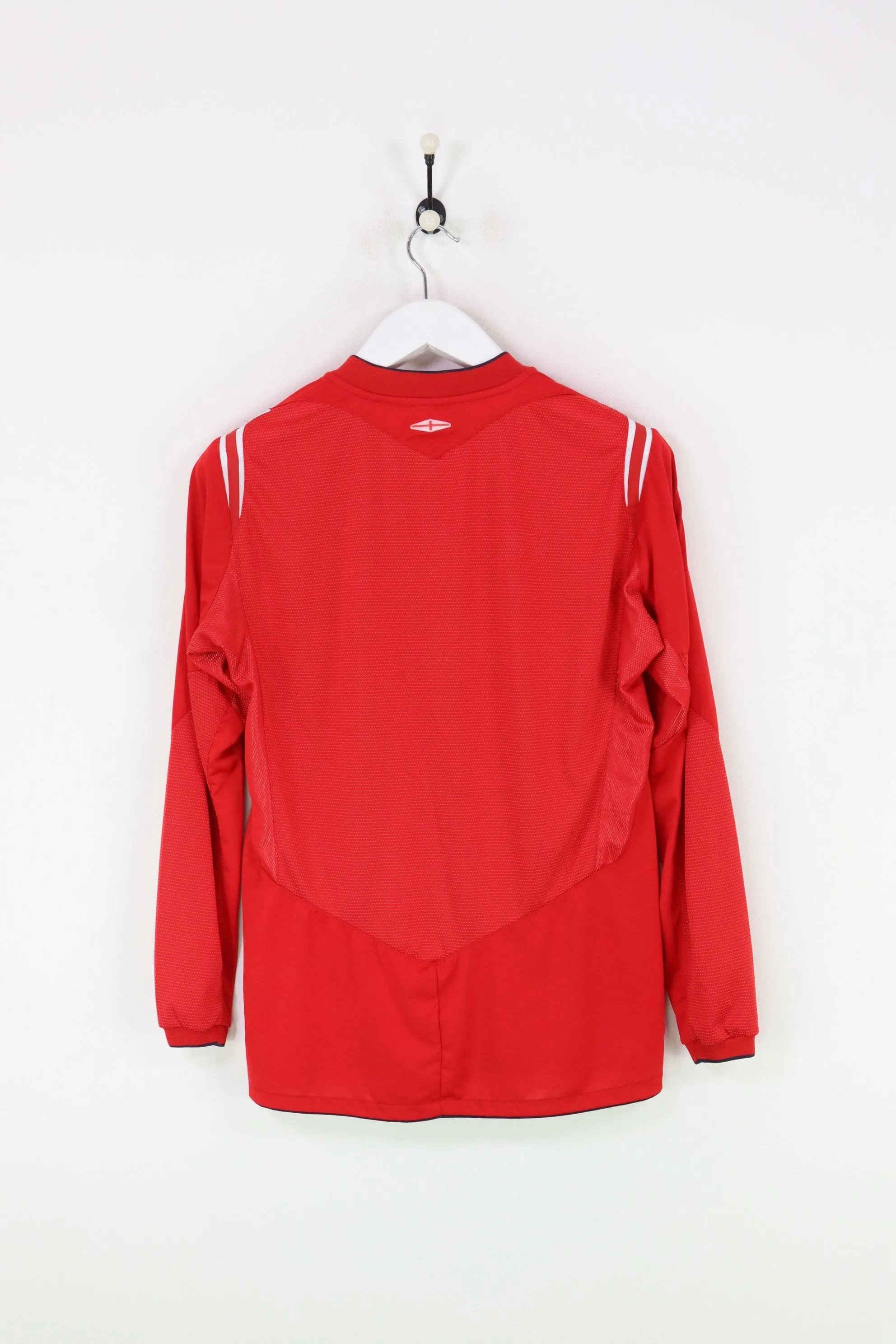 Umbro England L/S Football Shirt Red Medium