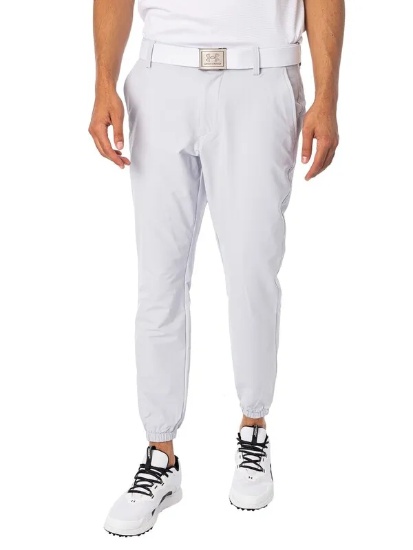 Under Armour Match Play Slim Taper Joggers - Halo Grey