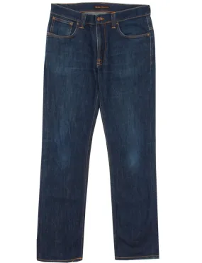 Uniform Reworks Nudie Jeans Co Thin Finn Dry Ecru Embo 34X32