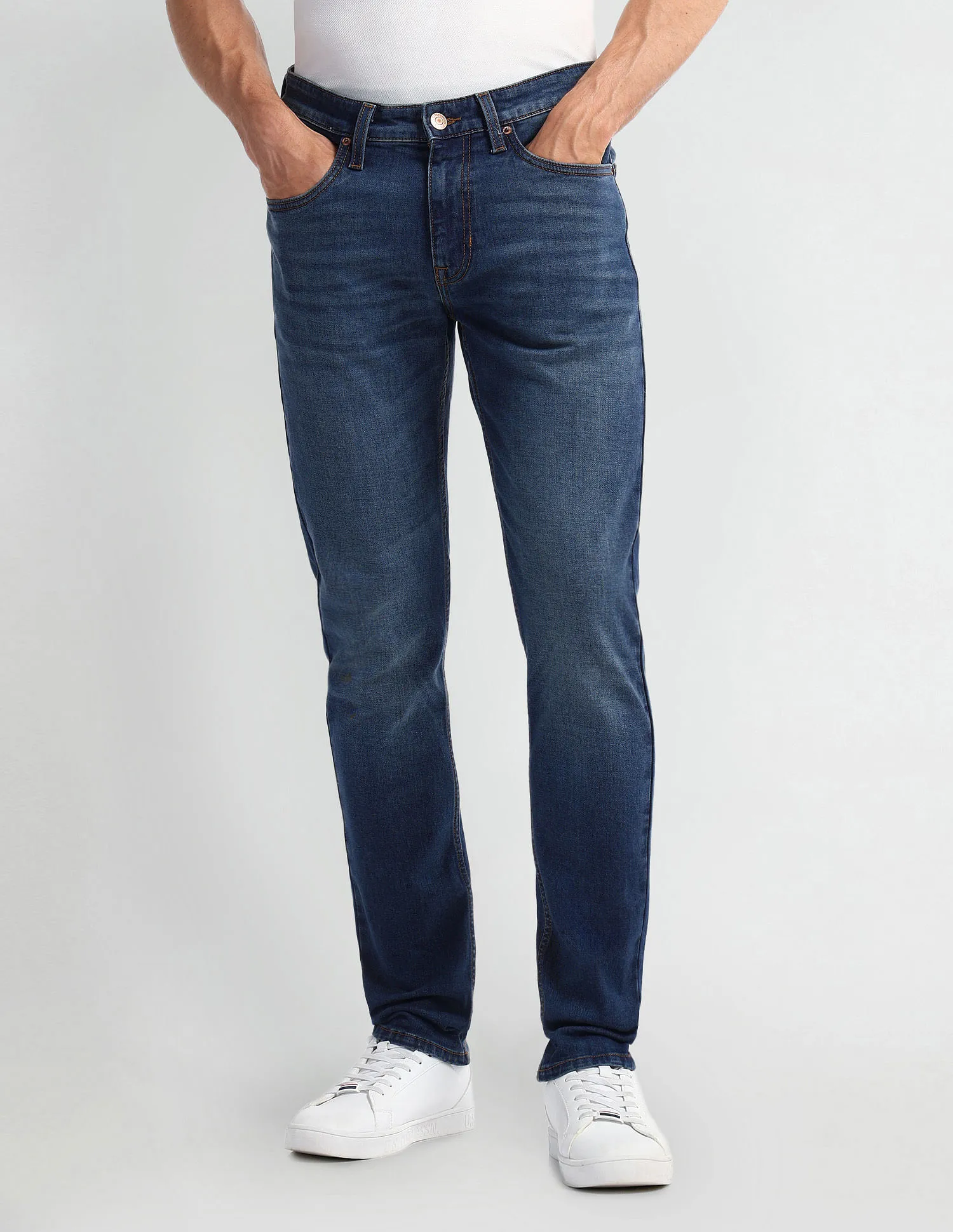 U.S. Polo Assn. Denim Co. Brandon Slim Fit Blue Jeans