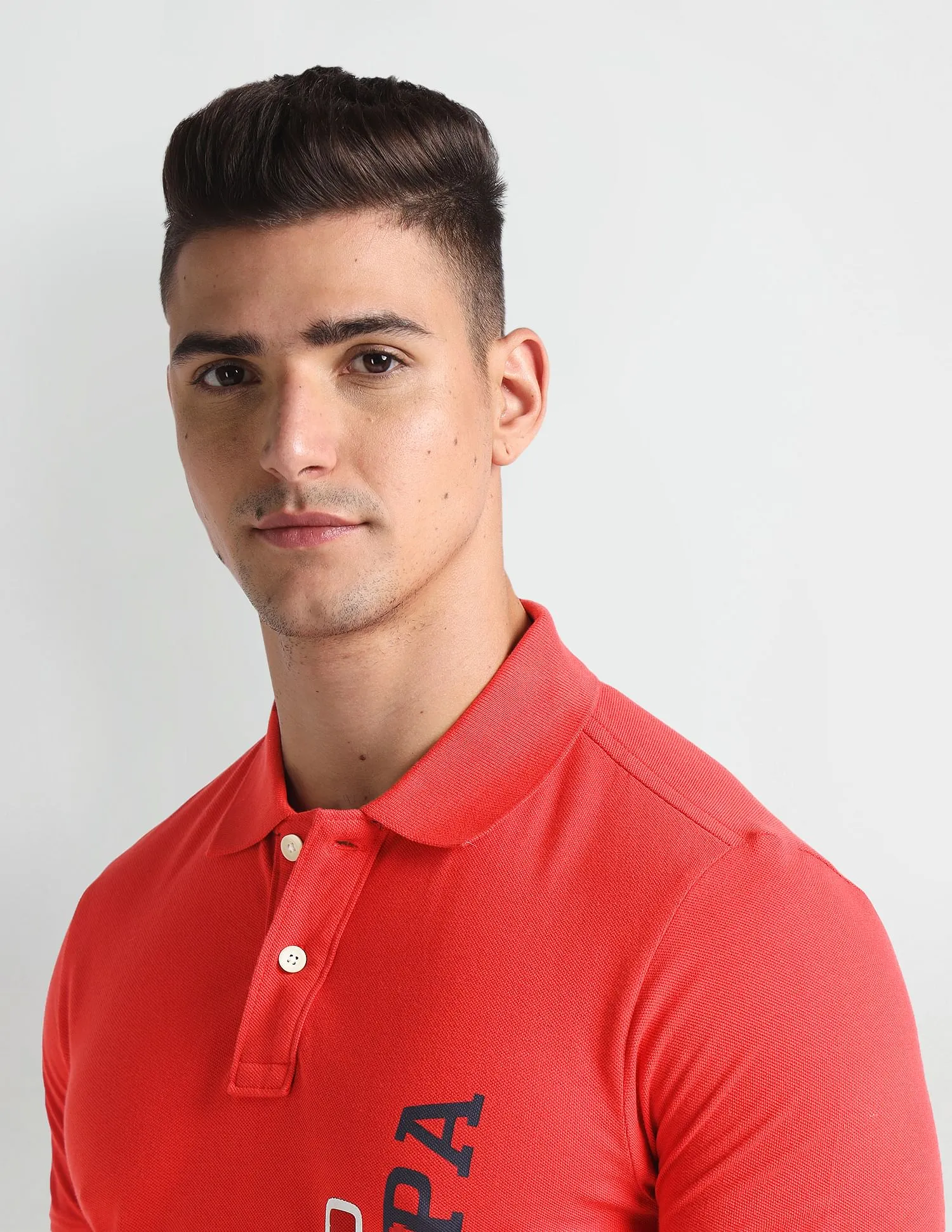 U.S. Polo Assn. Denim Co. Cut And Sew Logo Polo Shirt