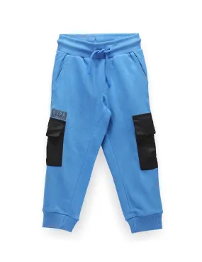 U.S. Polo Assn. Kids Boys Colour Block Cotton Joggers