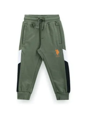 U.S. Polo Assn. Kids Boys Panelled Joggers
