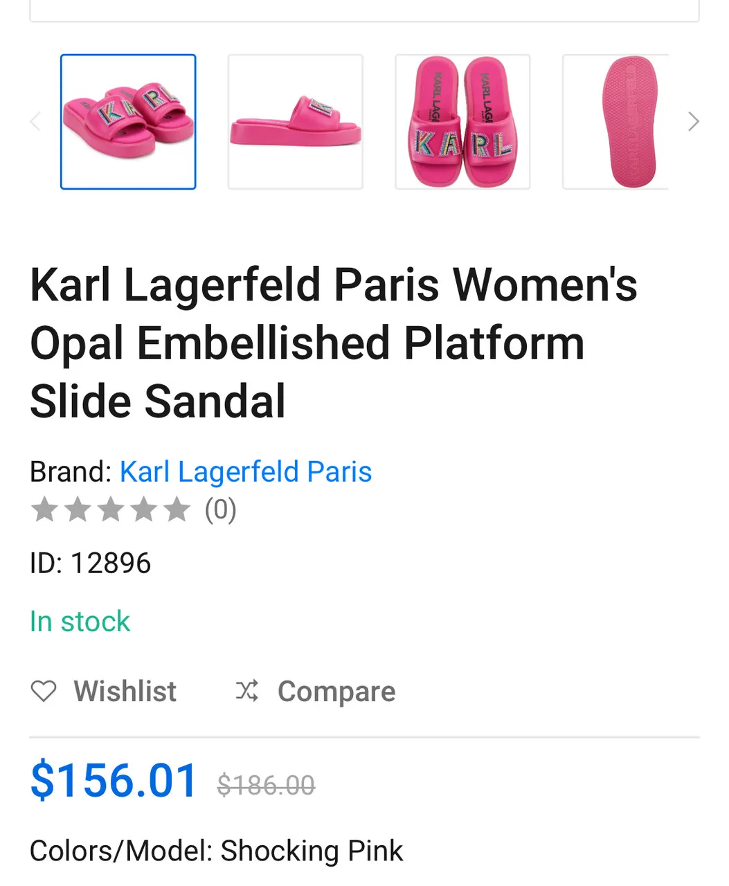 Used Karl Lagerfeld Sandals 7.5 60129-S000440680-