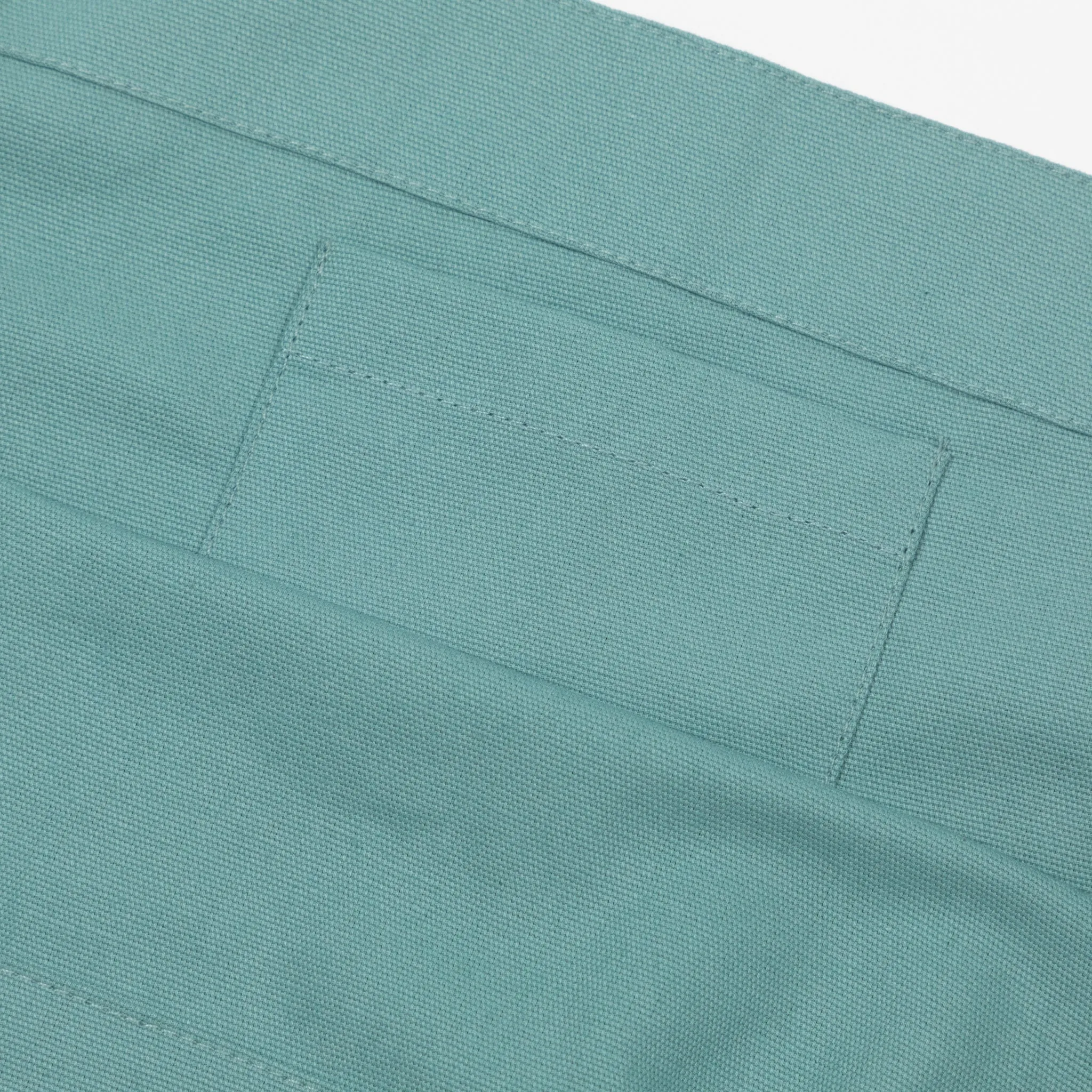 USKEES USKEES Large Organic Cotton Tote Bag in TEAL BLUE